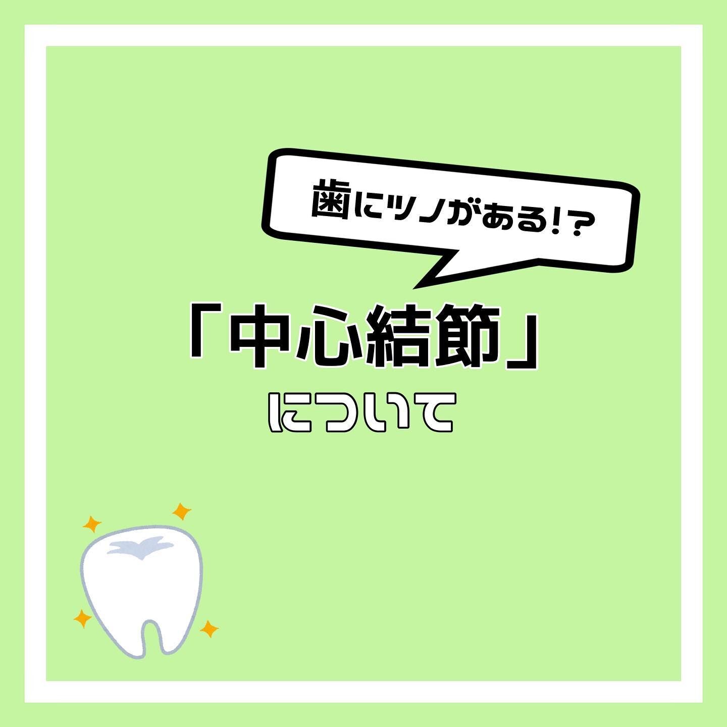 「中心結節」について🦷✨