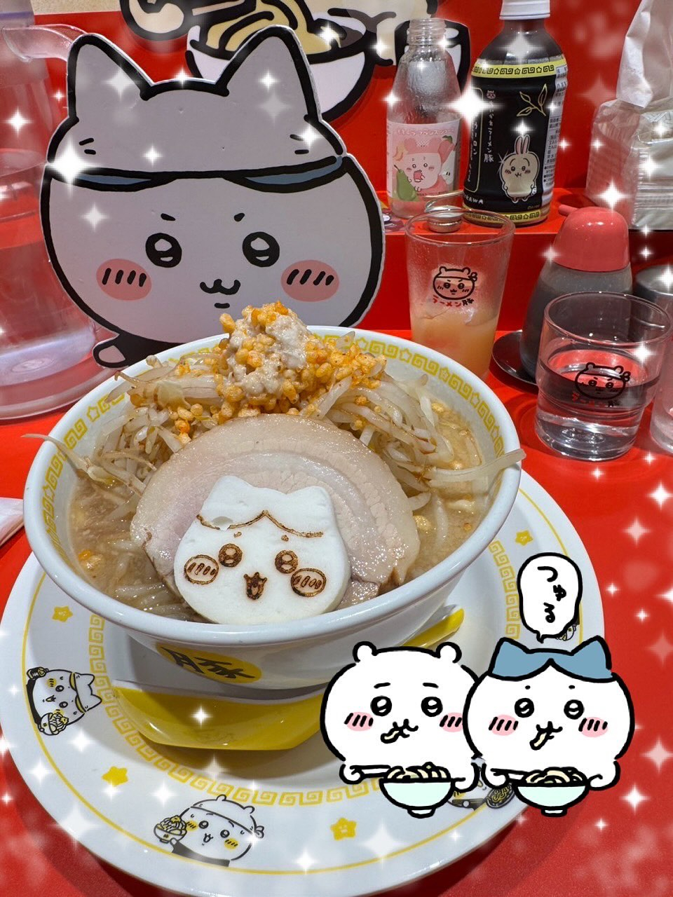 池袋PARCOに出来たちいかわラーメン豚に行ってきました🍜！