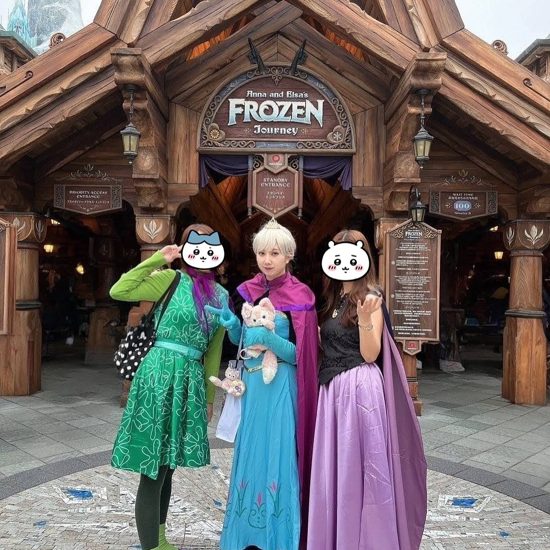 先日ハロウィン期間なので仮装でディズニーシーに行ってきました...