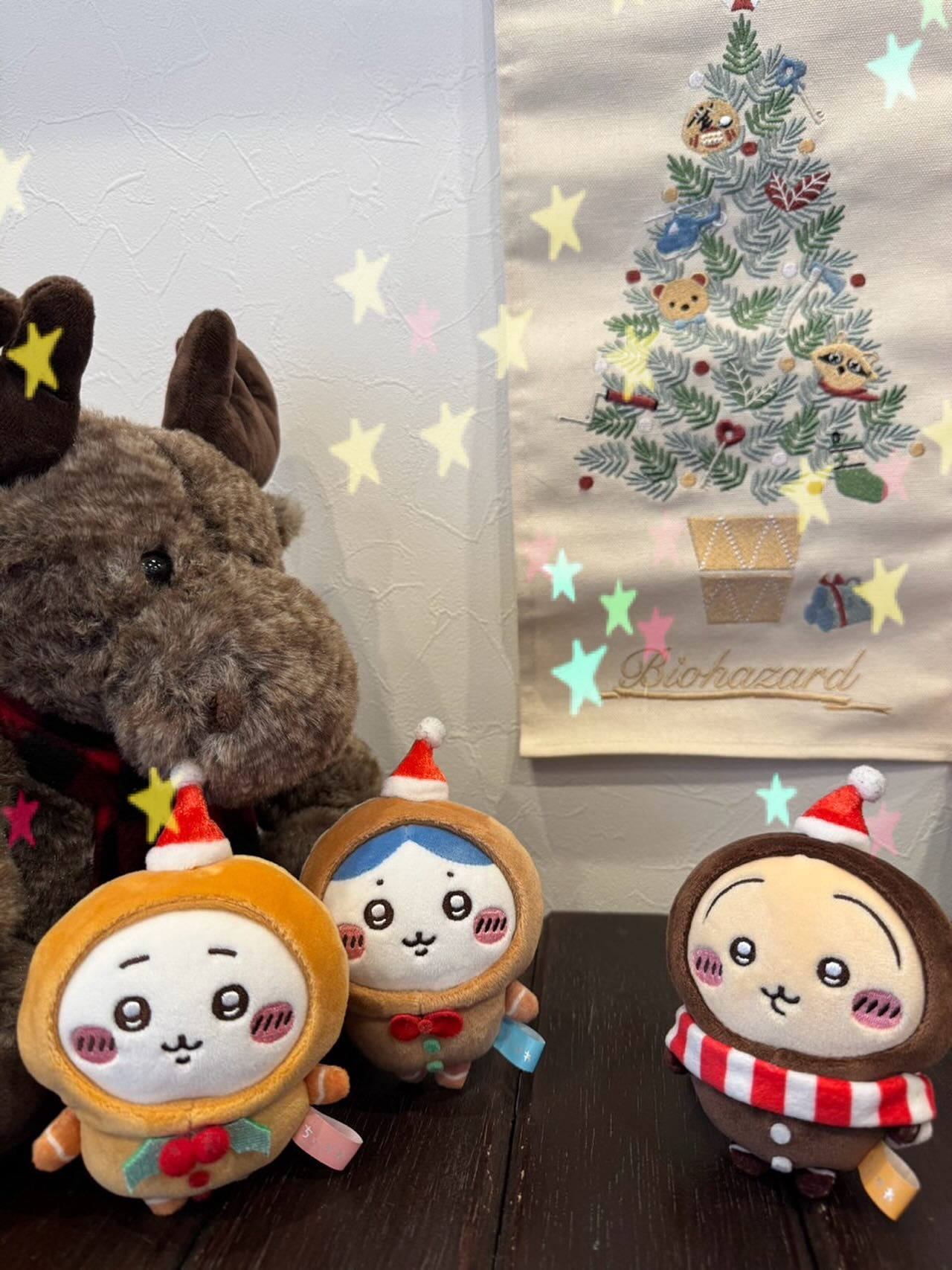 ちいかわたちが冬の準備を始めています⛄️❄️🎄