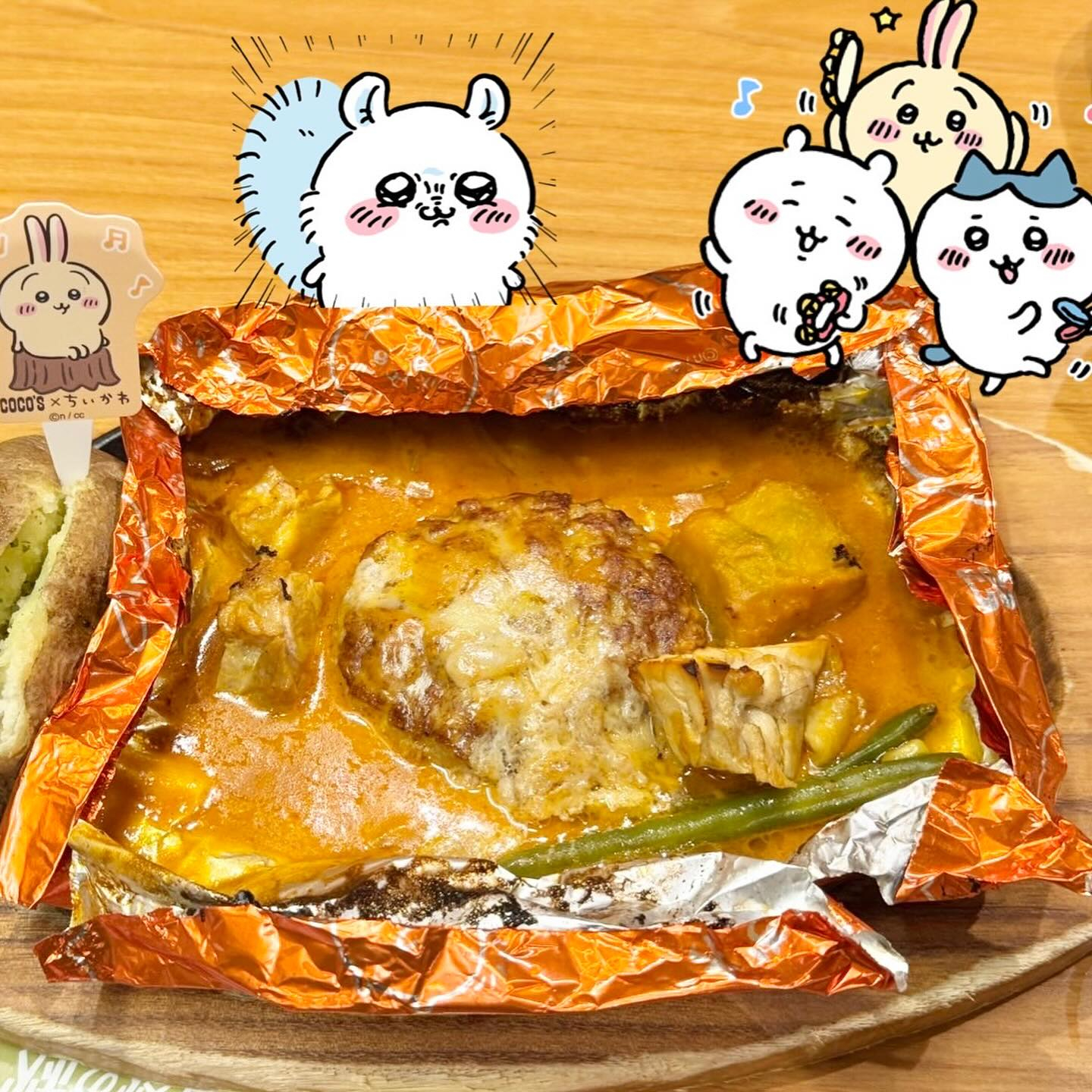 ココスとちいかわがコラボしているので、早速行ってきました✨