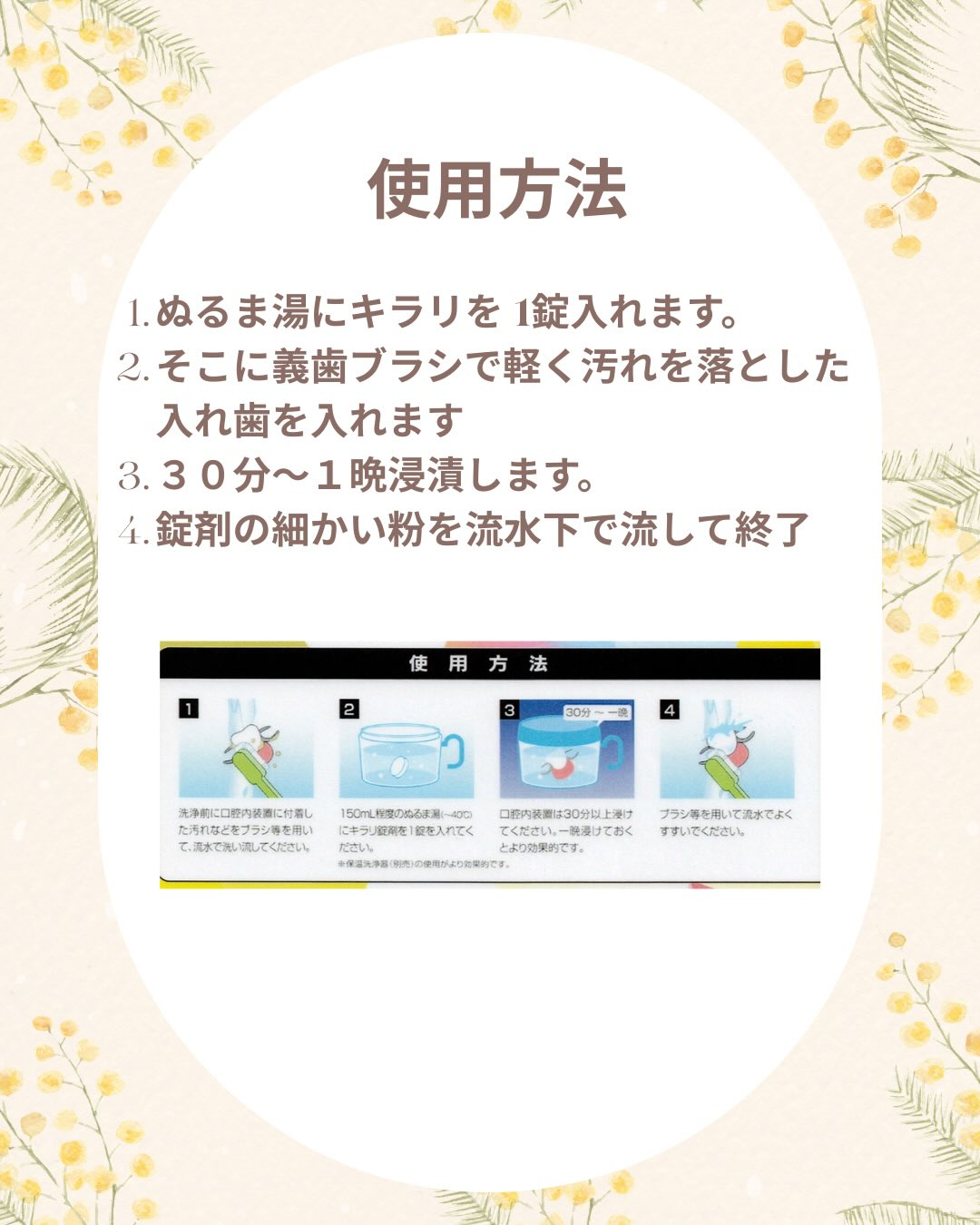 入れ歯(義歯)ケア商品のご案内です🦷