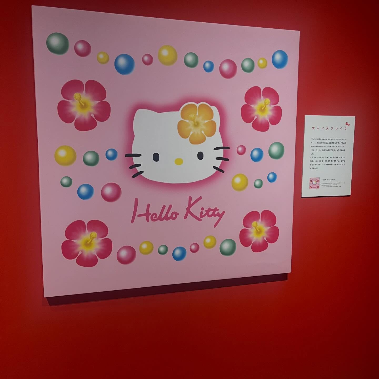 先日サンリオ展に行ってきました🐱🎀