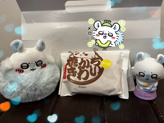 ちいかわ焼きをスタッフが買ってきてくれました〜!✨